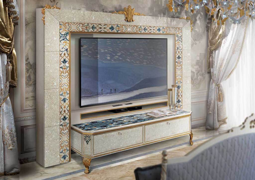 Caspani Tino TV cabinet в интерьере