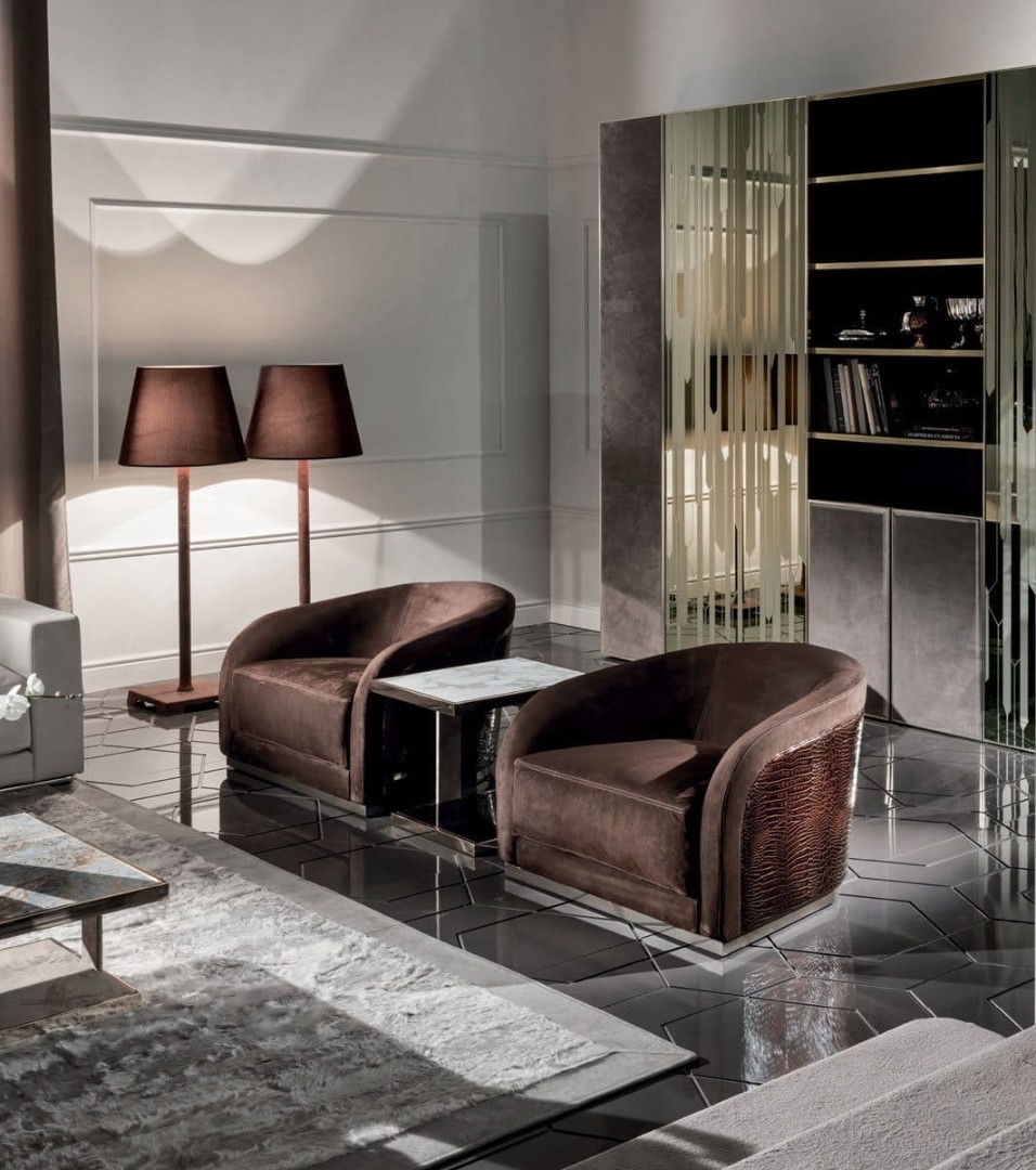 Longhi Pearl armchair в интерьере