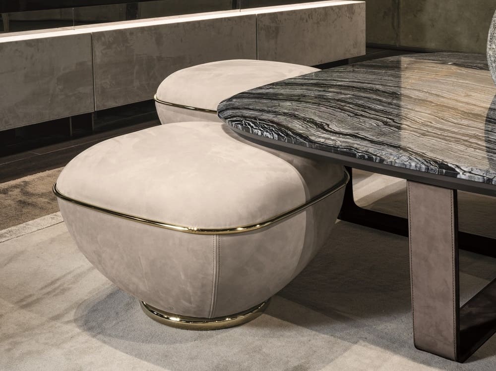 Pouffe Longhi Sigma в интерьере