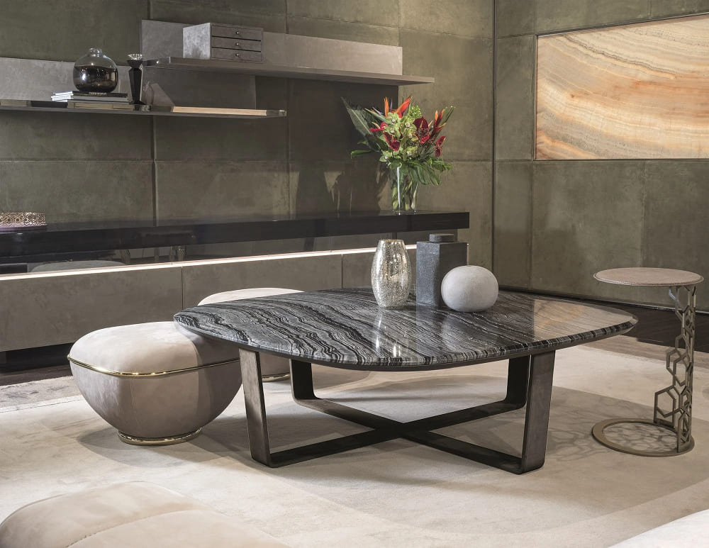 Pouffe Longhi Sigma в интерьере