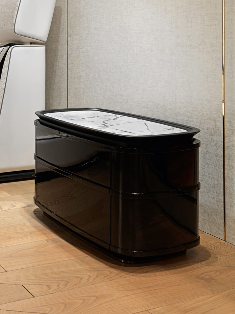 Visionnaire Nomos bedside cabinet в интерьере