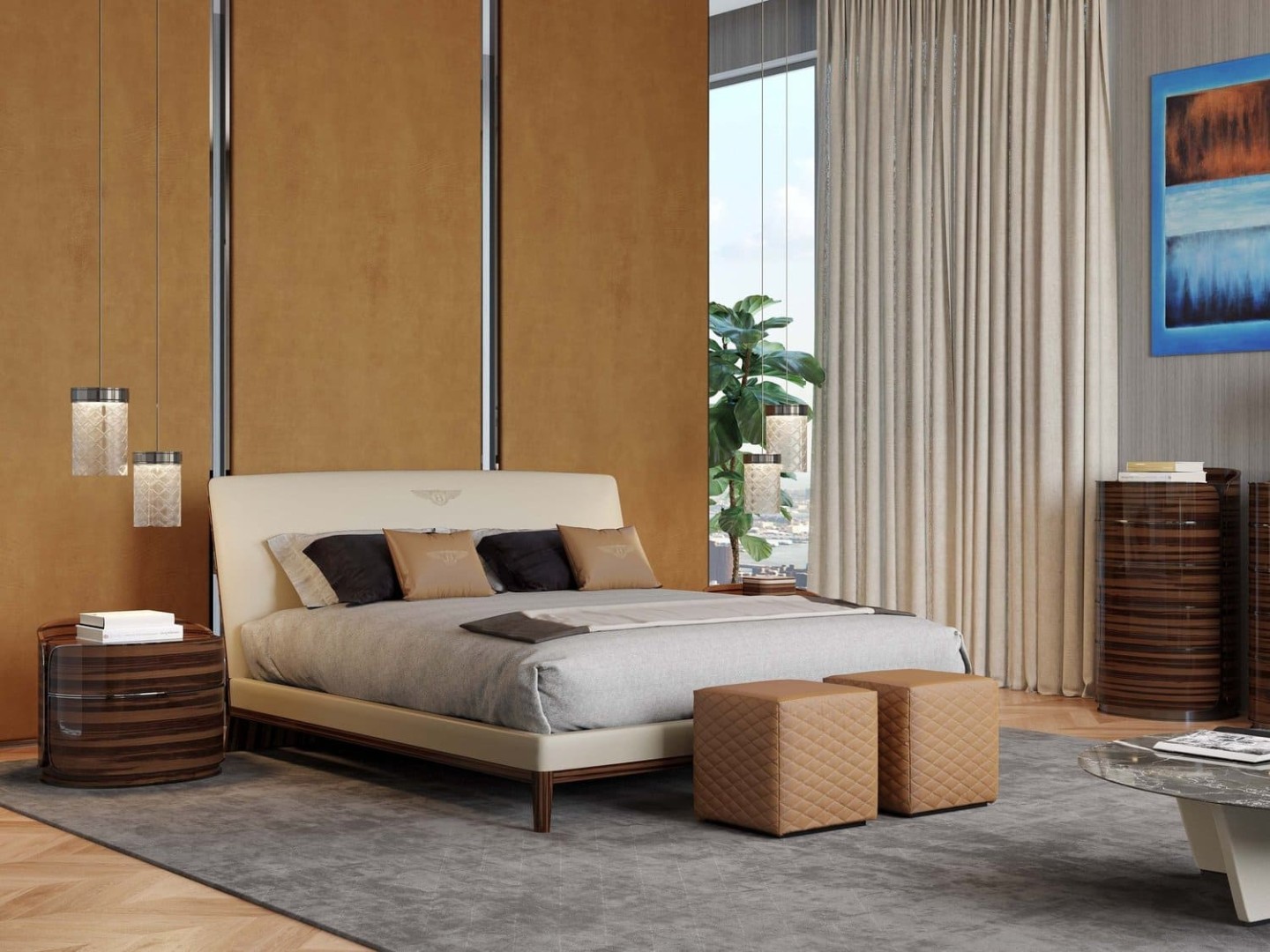Bentley Ambleside Bedside Cabinet в интерьере