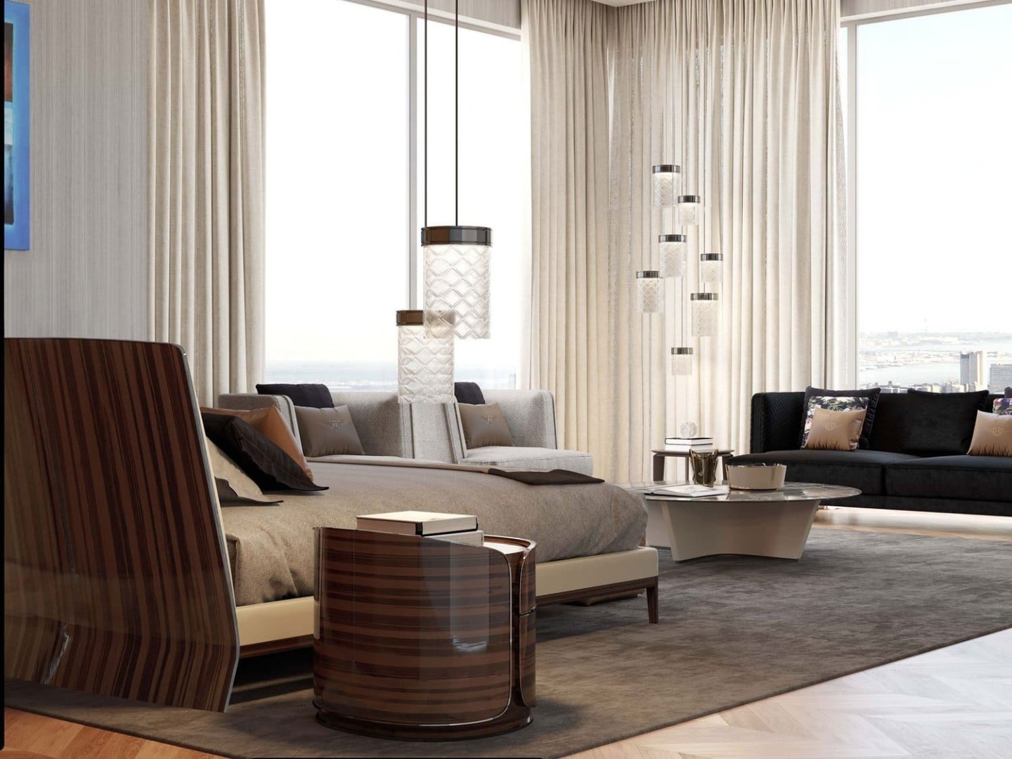 Bentley Ambleside Bedside Cabinet в интерьере