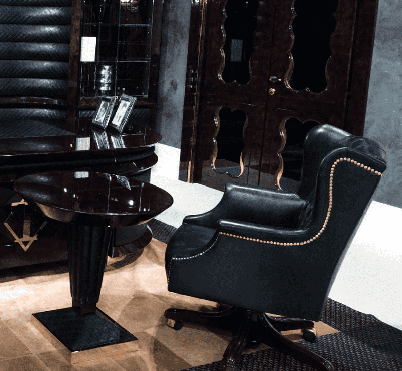 Corner table Turri Orion в интерьере