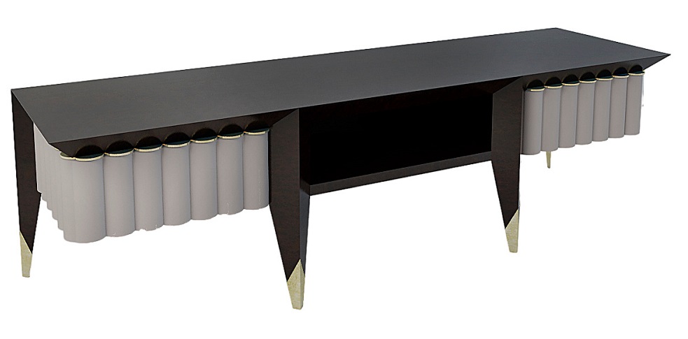 Turri Orion TV cabinet в интерьере