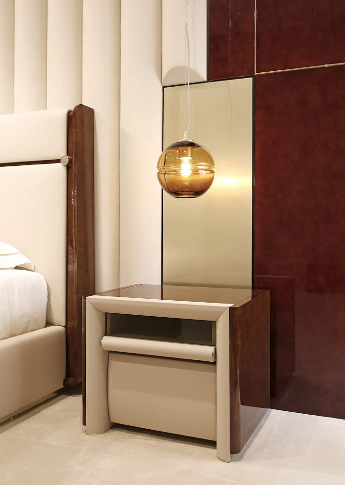 Turri Madison bedside cabinet в интерьере