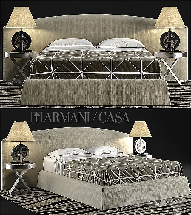Armani Dandy Bed в интерьере
