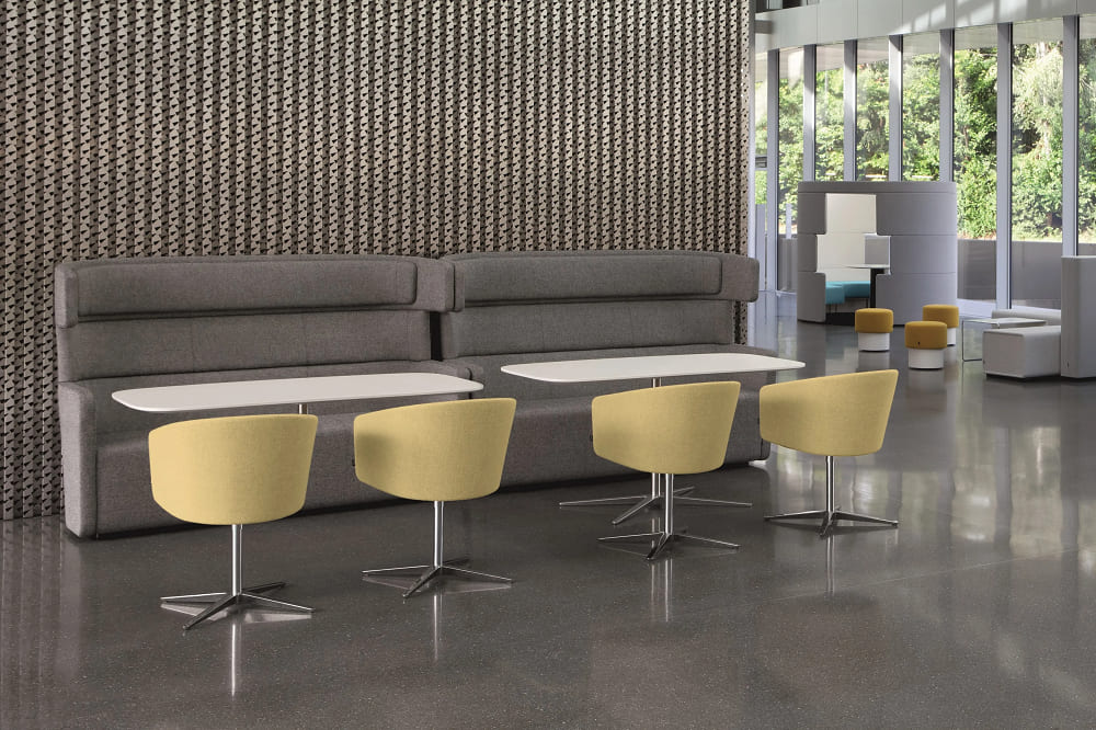 Office sofa BENE Wing sofa в интерьере