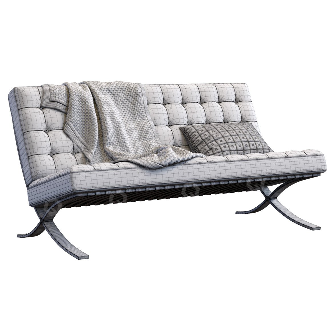 Office sofa Knoll Barcelona в интерьере