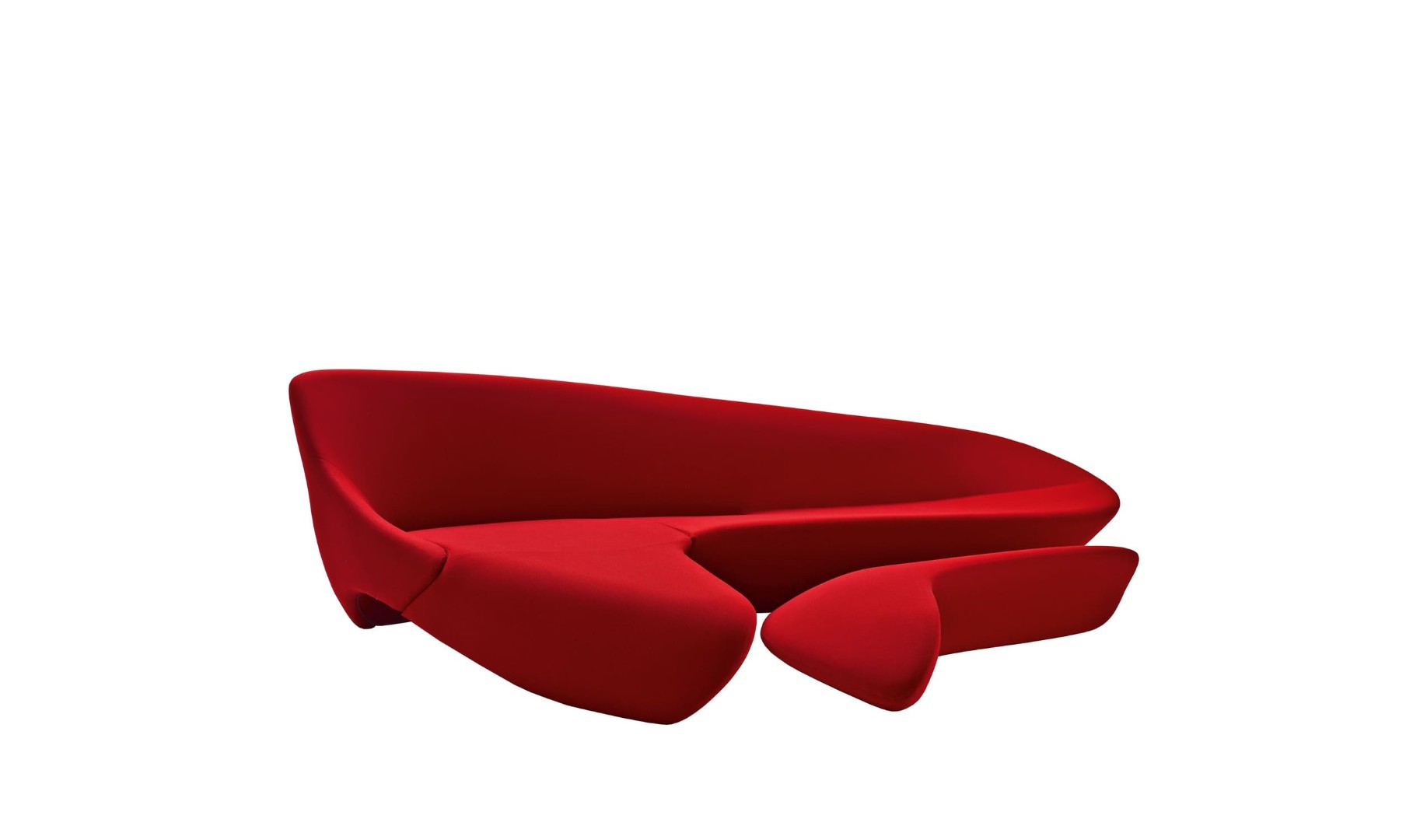 Office sofa B&B Italia Zaha hadid moon в интерьере