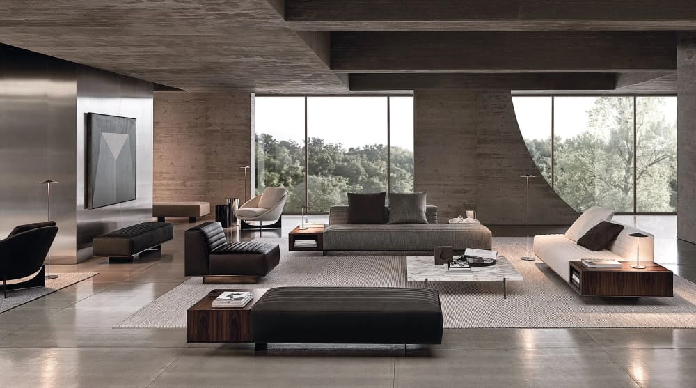 Sofa Minotti Roger в интерьере