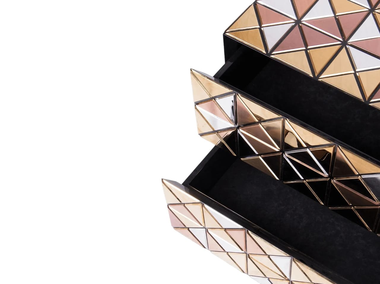 Boca Do Lobo Pixel Bedside Cabinet в интерьере