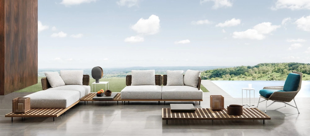 Sofa Minotti Quadrado в интерьере