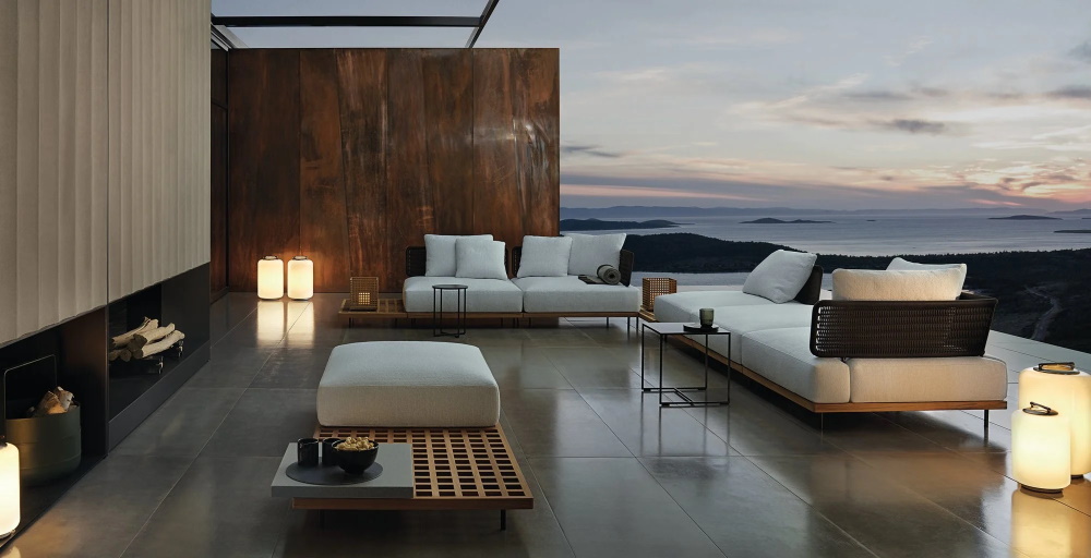 Sofa Minotti Quadrado в интерьере