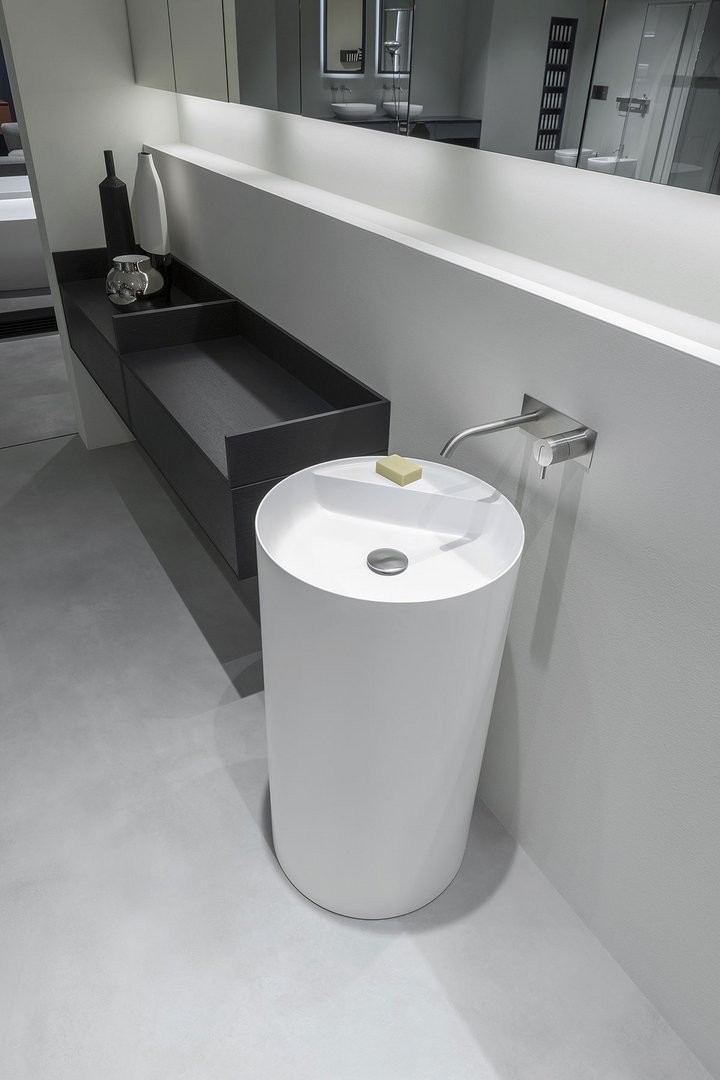 Sink Antonio Lupi Simplo85 в интерьере