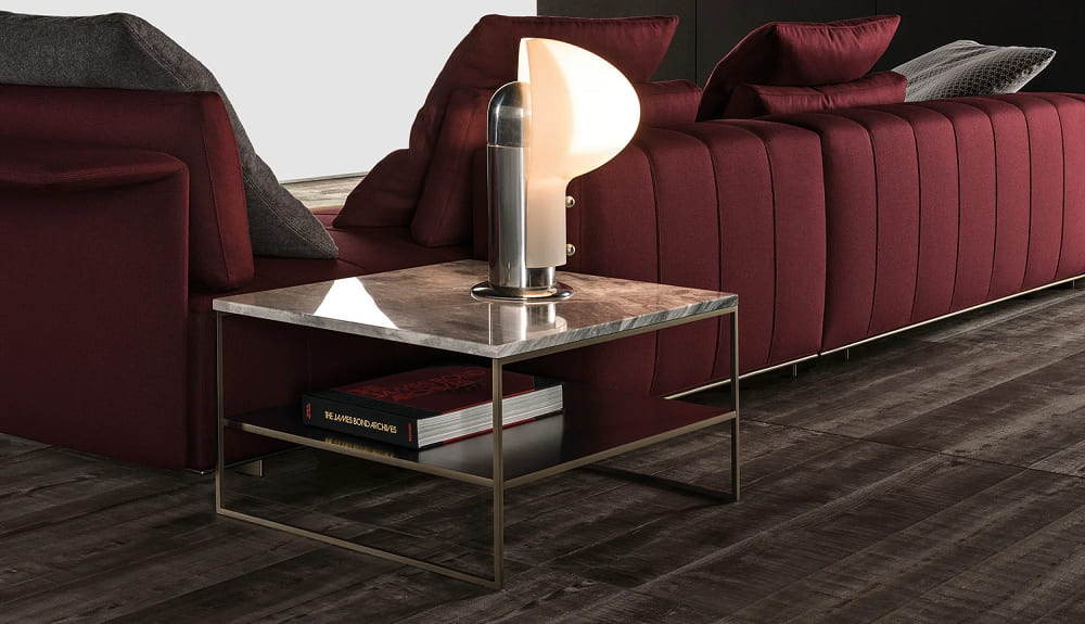 Minotti Calder Corner Table в интерьере