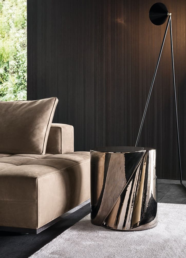 Minotti Noor Corner Table в интерьере