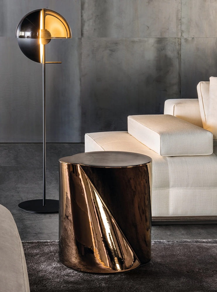 Minotti Noor Corner Table в интерьере