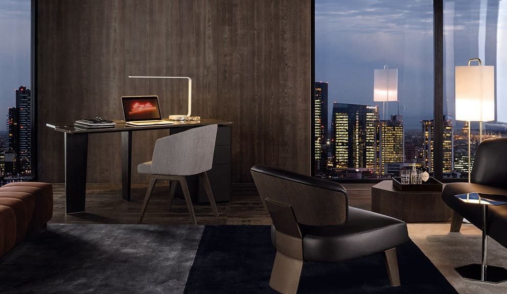 Minotti Jacob desk в интерьере
