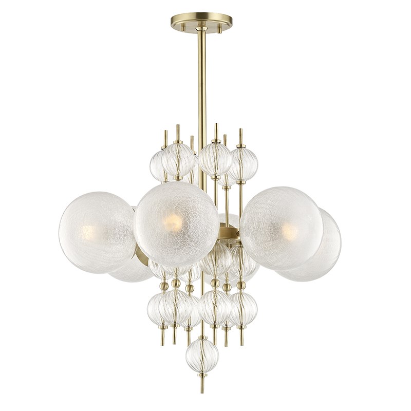 Hudson Valley Calypso Chandelier в интерьере