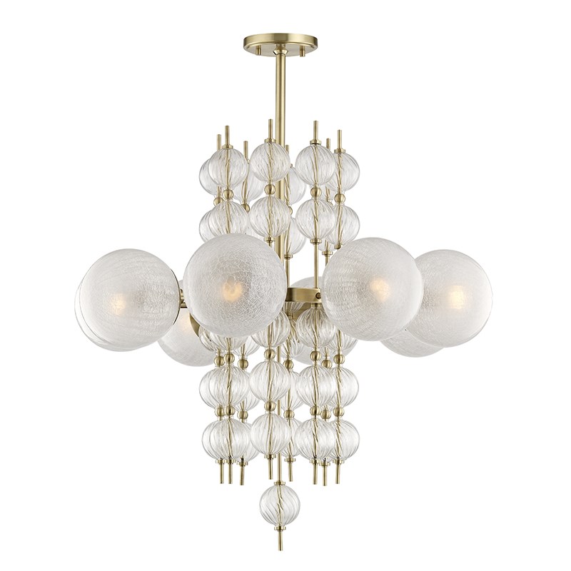 Hudson Valley Calypso Chandelier в интерьере