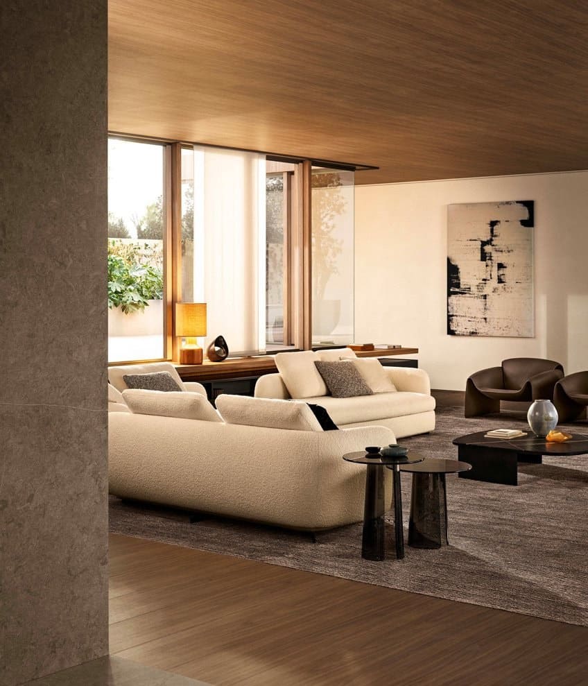 Corner table Poliform Orbit в интерьере