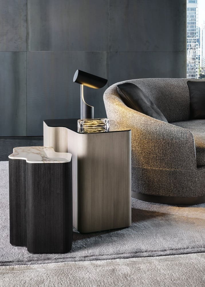 Minotti Lou Corner Table в интерьере