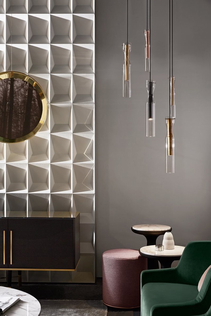 Pendant lamp Gallotti&Radice Epsilon Sola в интерьере