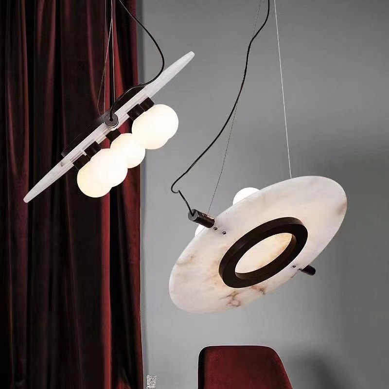 Romatti Reflective Discs Chandelier в интерьере