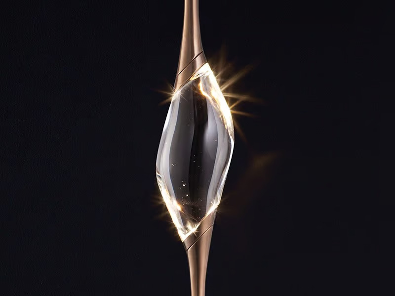 Pendant lamp Il Pezzo Mancante Long Chandelier в интерьере