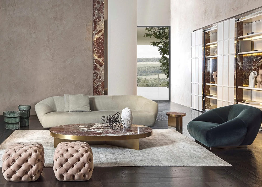 Coffee table CORNELIO CAPPELLINI Linfa в интерьере
