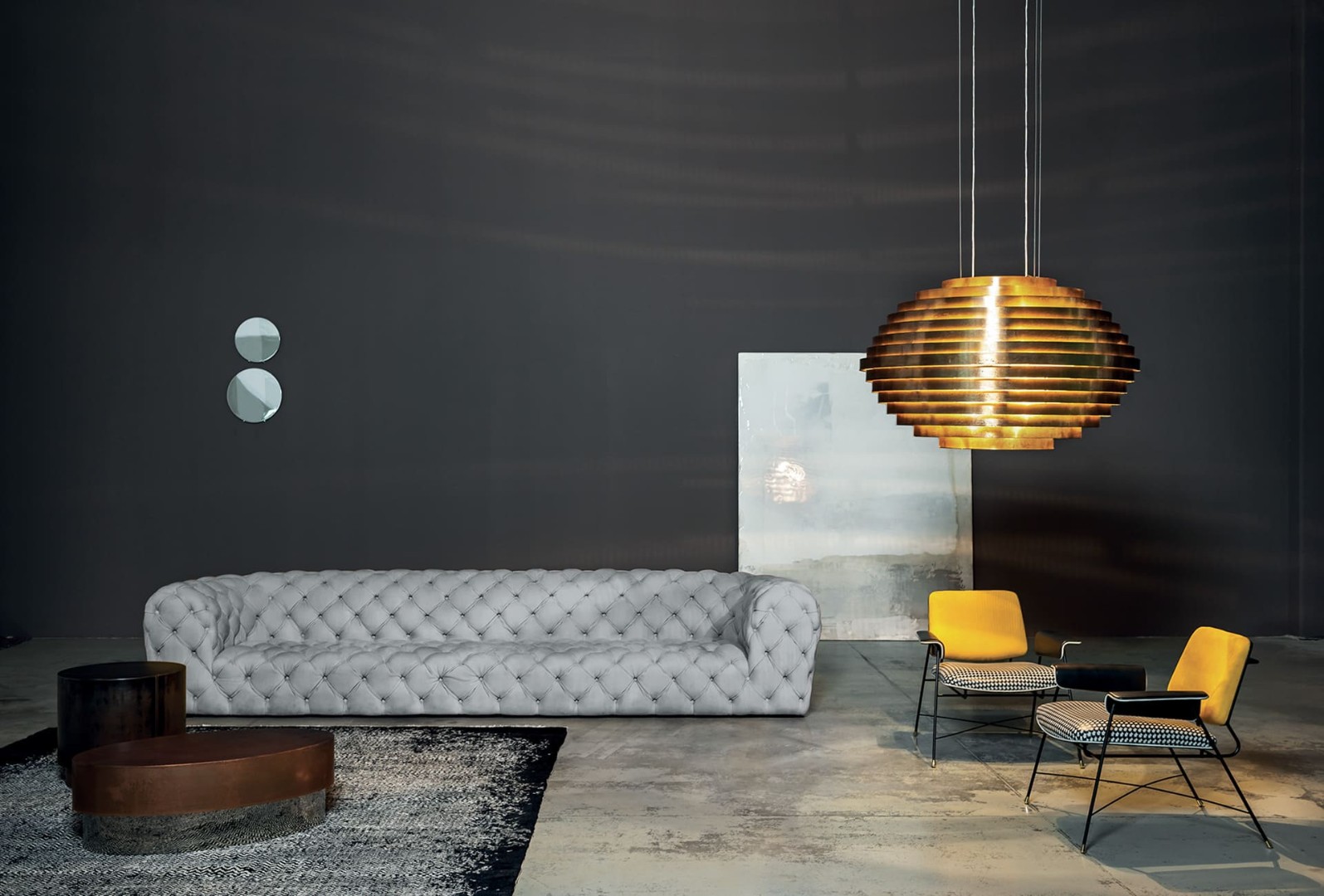 Sofa BAXTER Chester Moon в интерьере