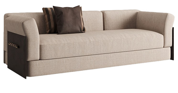 Fendi Benson Tailor Sofa в интерьере