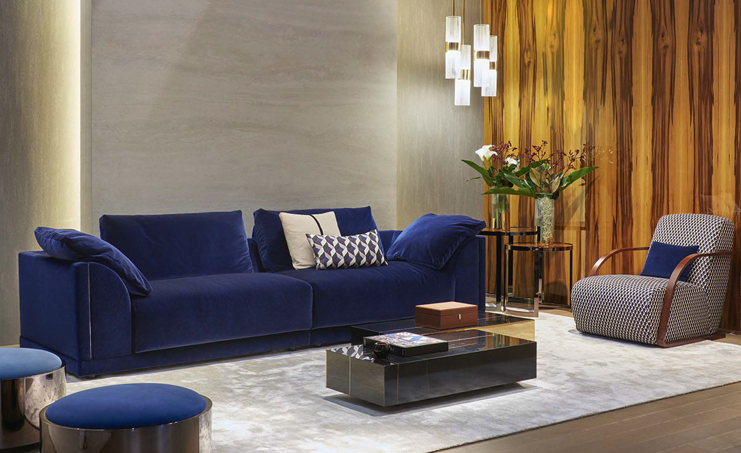 Sofa Fendi Blaze в интерьере