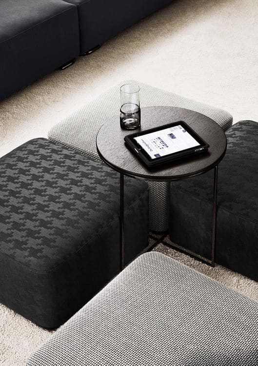 Pouffe Minotti Davis в интерьере