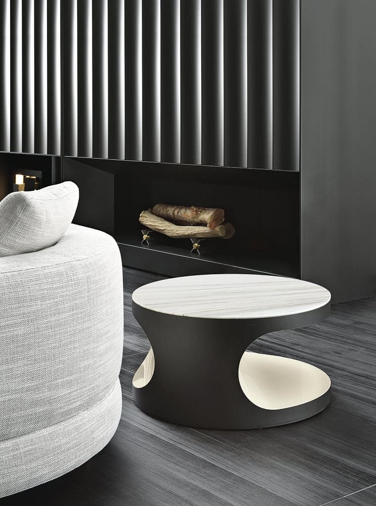 Minotti Boden Corner Table в интерьере