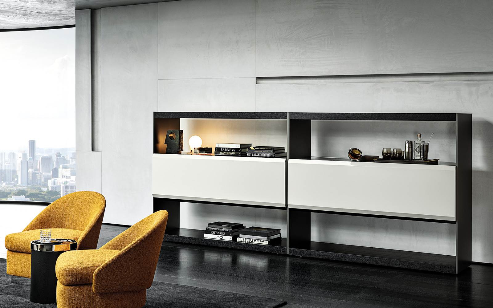 Minotti Carson Dine Buffet в интерьере