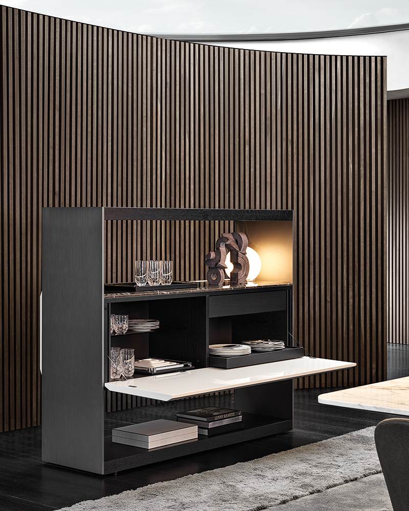 Minotti Carson Dine Buffet в интерьере