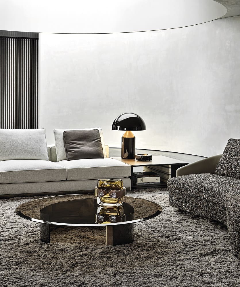 Minotti Bangle coffee table в интерьере