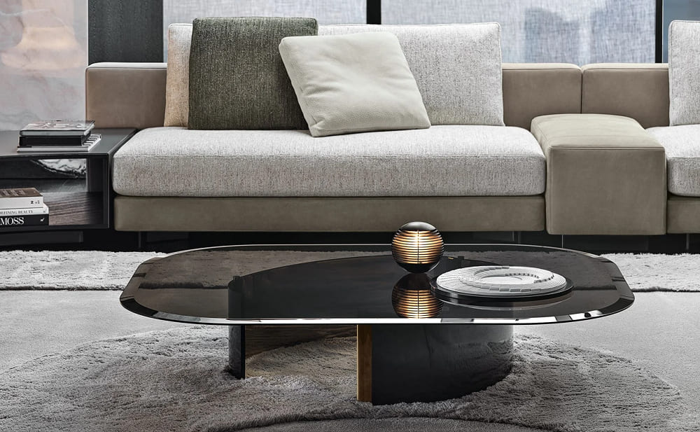 Minotti Bangle coffee table в интерьере