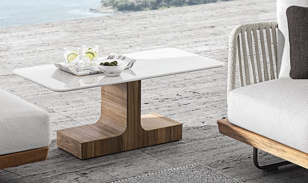 Minotti Block Corner Table в интерьере