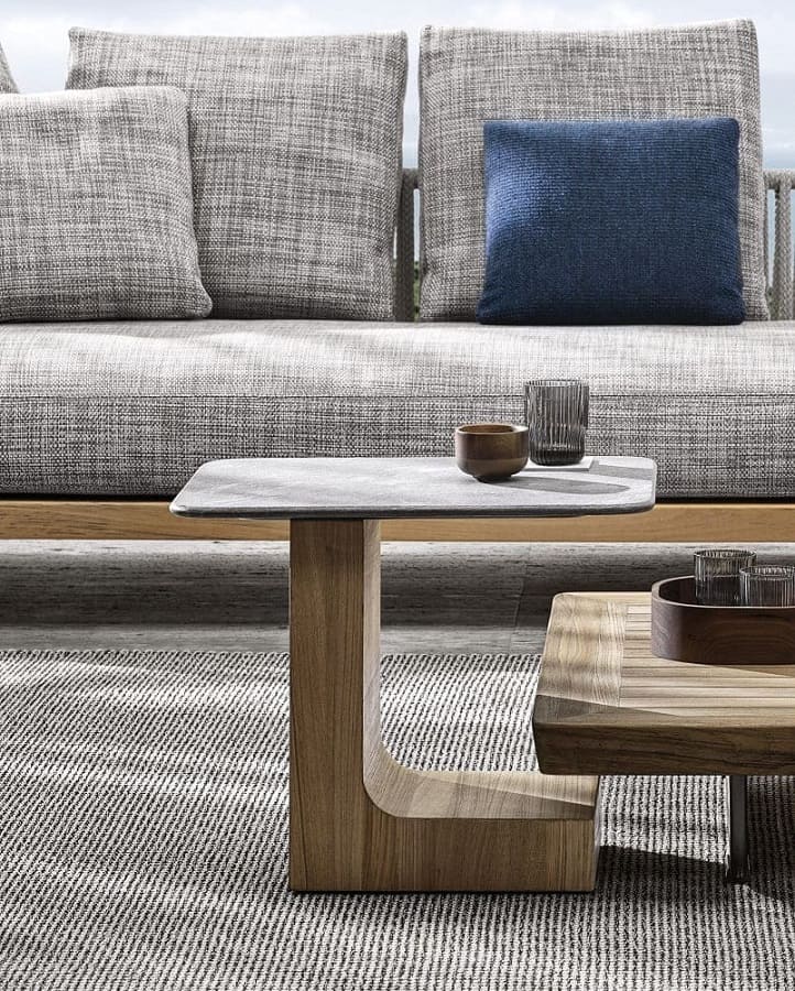 Minotti Block Corner Table в интерьере