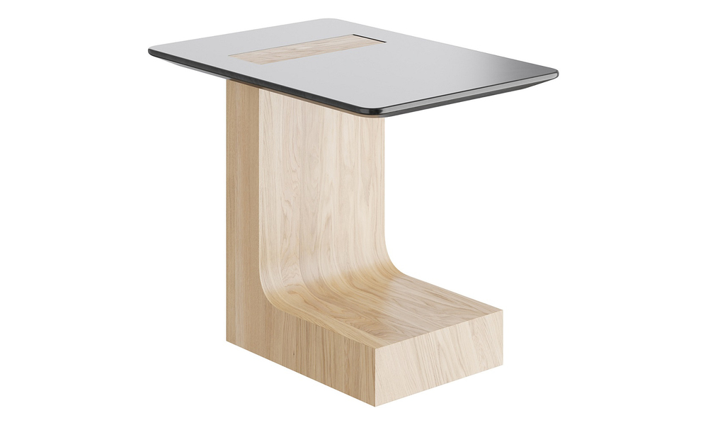 Minotti Block Corner Table