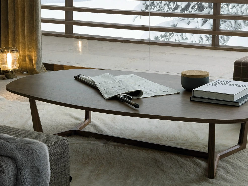 Poliform Tridente coffee table в интерьере