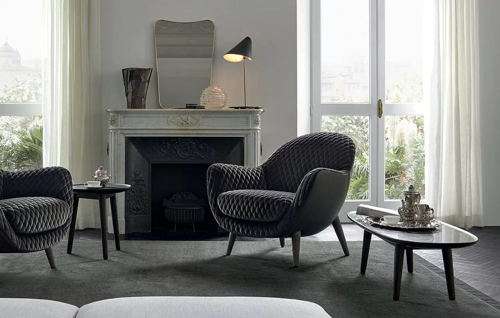 Corner table Poliform Mad в интерьере