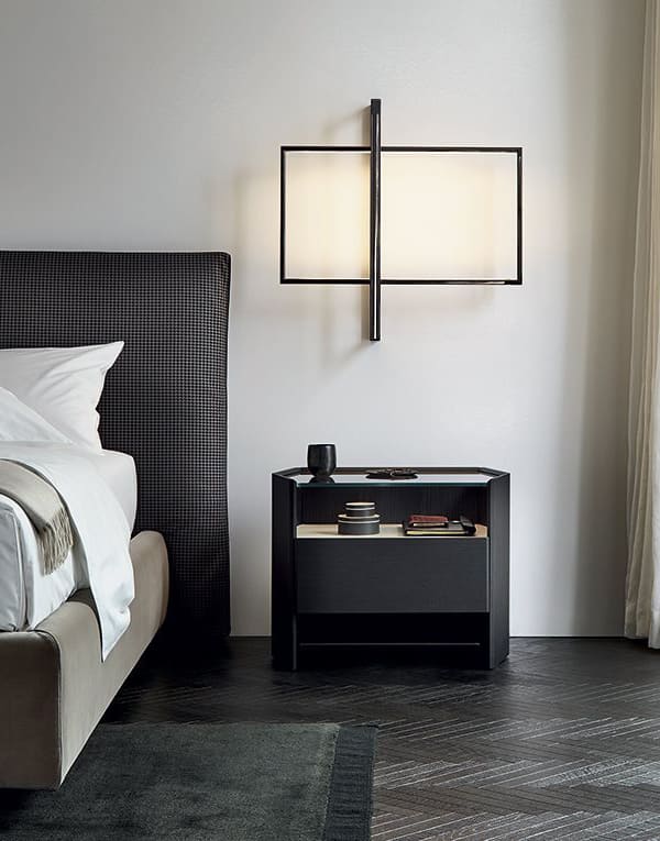 Poliform Gio bedside cabinet в интерьере