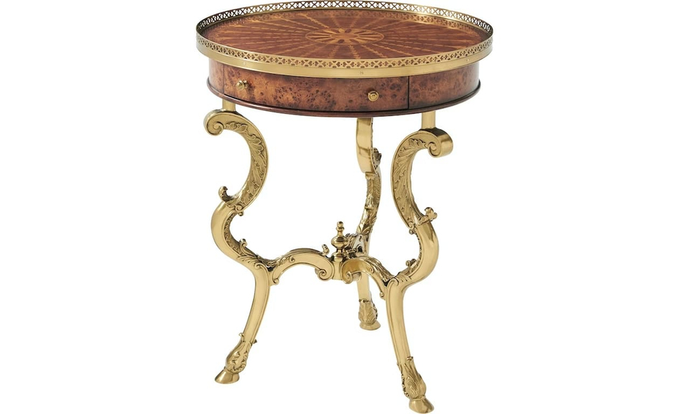 Theodore Alexander Napoleon Sunburst Corner Table