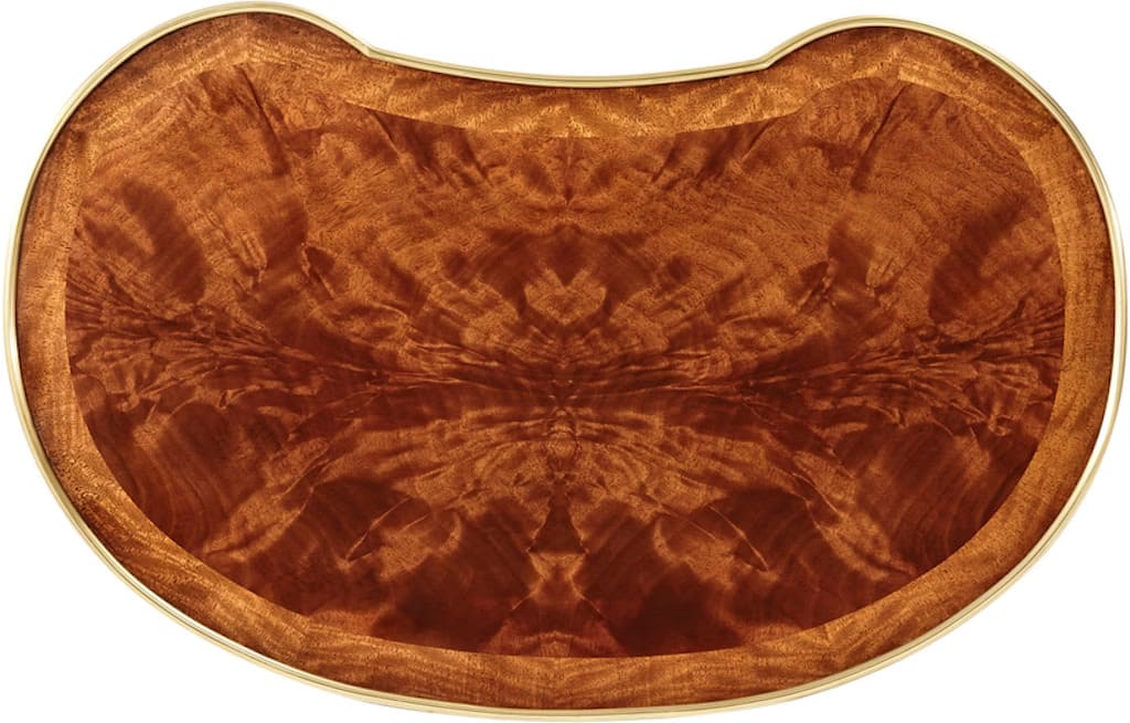 Theodore Alexander A Okume Kidney Corner Table в интерьере
