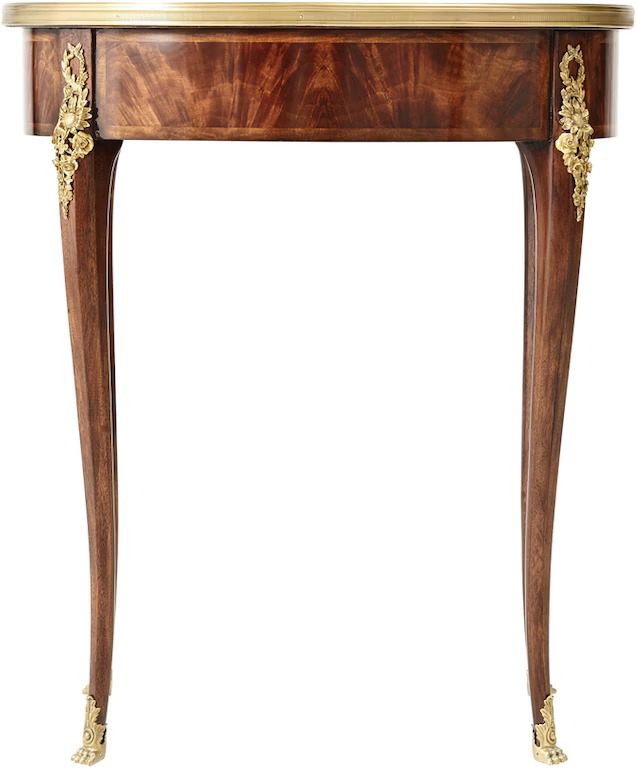 Theodore Alexander A Okume Kidney Corner Table в интерьере