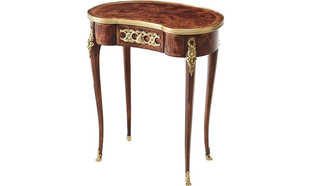 Theodore Alexander A Okume Kidney Corner Table